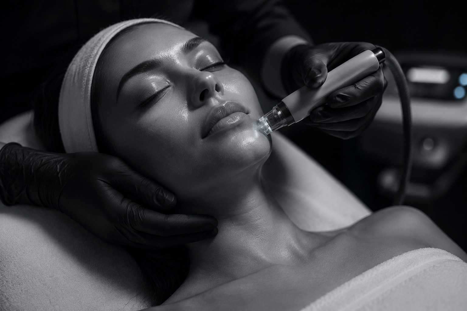 Facial treatment at Blue Skin Laser Spa
