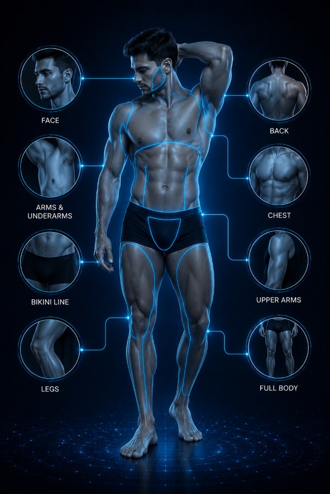 Laser Hair Removal Services for Men