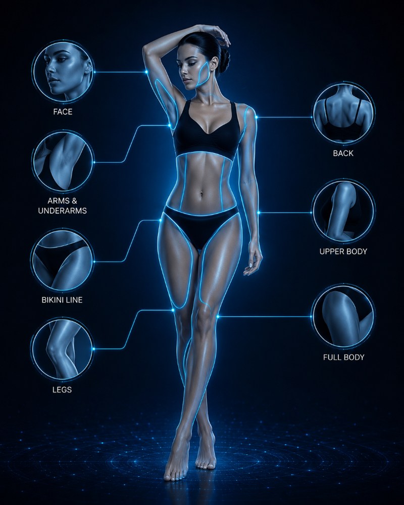 Laser Hair Removal Services for Women